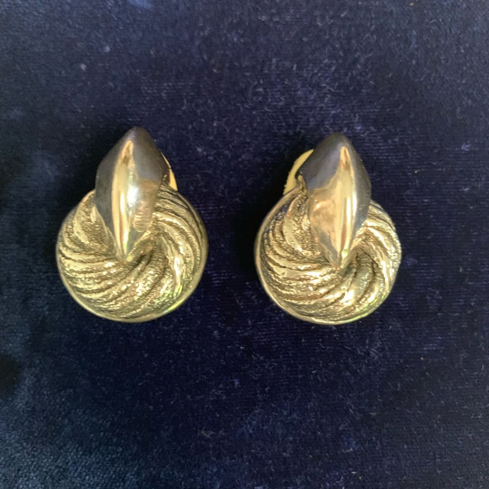 N.S. BAR-ON Sterling Silver 925 Clip-on Earrings